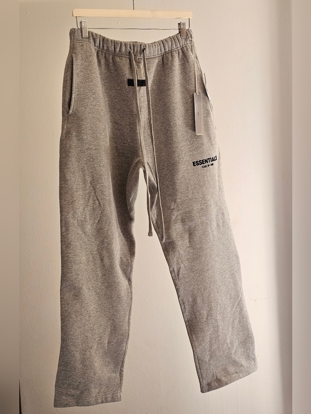 ESSENTIALS Men's Grey Sweatpants - Relaxed Fit